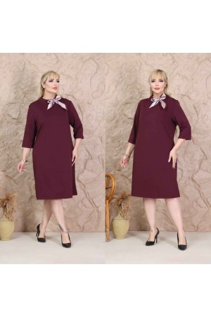 185347 BORDO ELBİSE