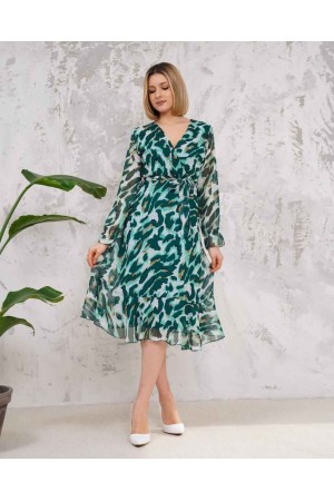 185353 DESENLİ ELBİSE