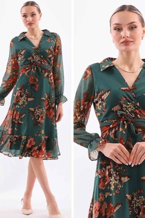 185357 Patterned DRESS