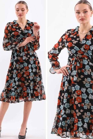185359 Patterned DRESS