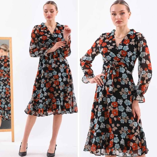 185359 Patterned DRESS