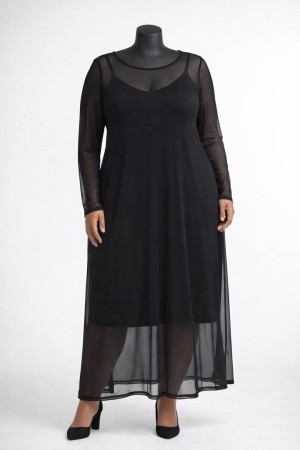 185366 SİYAH ELBİSE