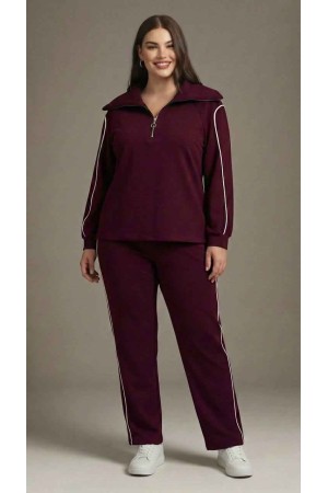185372 Burgundy "Tracksuit Team"