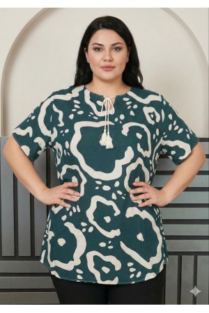 185381 DESENLİ BLUZ