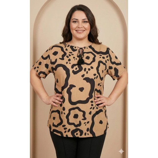 185382 DESENLİ BLUZ