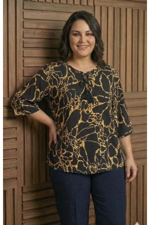 185386 DESENLİ BLUZ