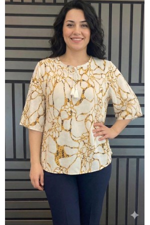 185387 DESENLİ BLUZ