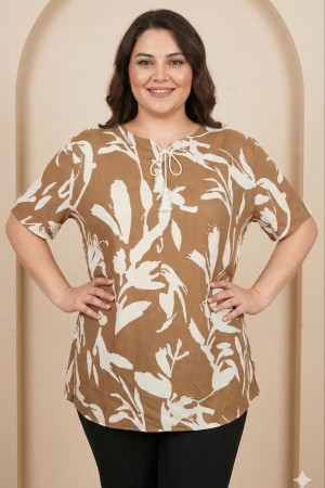 185392 DESENLİ BLUZ