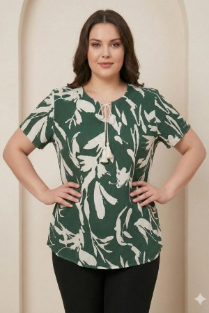 185393 DESENLİ BLUZ