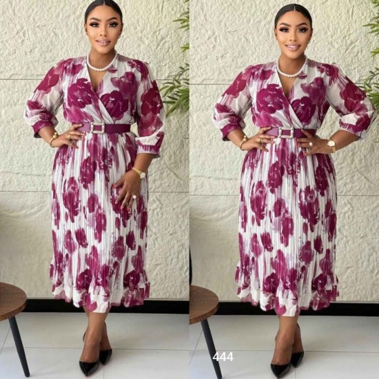 185429 DESENLİ ELBİSE