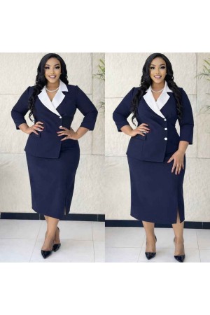 185431 LACİVERT ELBİSE