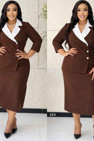 185434 KAHVE ELBİSE