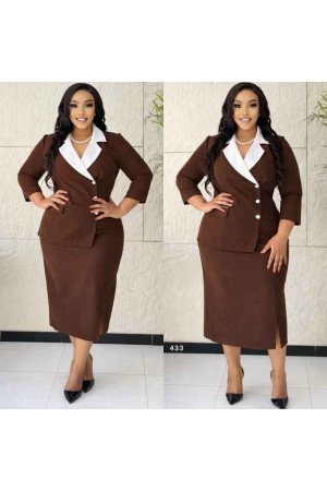 185434 KAHVE ELBİSE