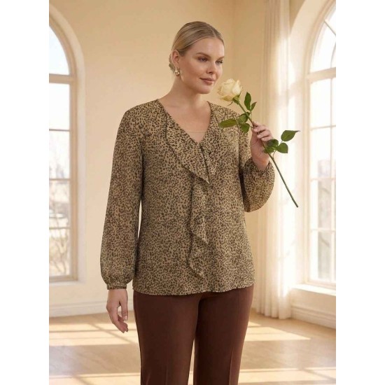 185446 DESENLİ BLUZ