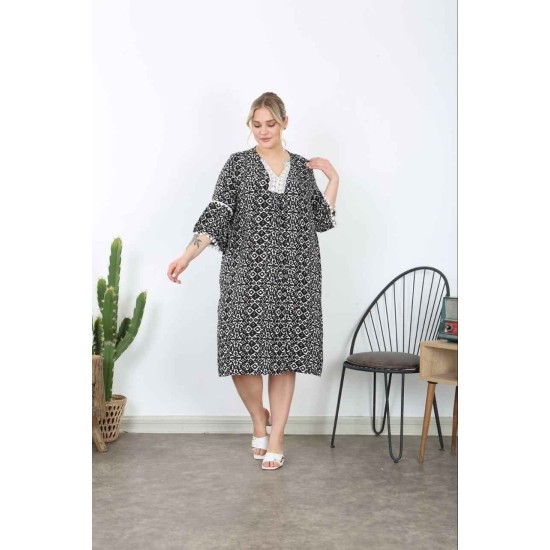 185448 DESENLİ ELBİSE