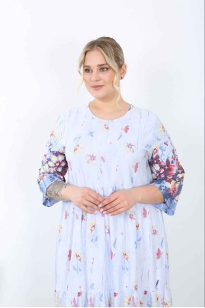 185452 DESENLİ ELBİSE