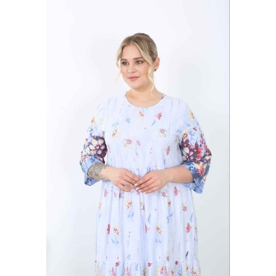 185452 DESENLİ ELBİSE