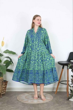 185458 DESENLİ ELBİSE