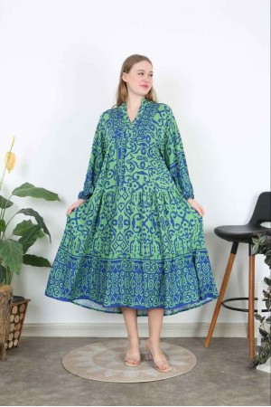 185458 DESENLİ ELBİSE