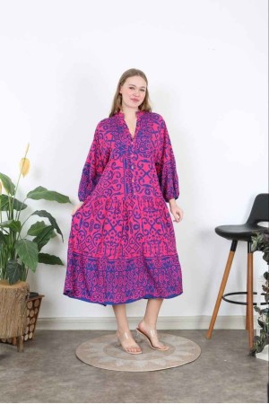 185459 DESENLİ ELBİSE