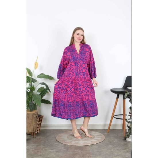 185459 DESENLİ ELBİSE