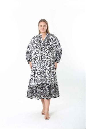 185460 DESENLİ ELBİSE