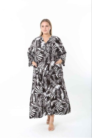 185461 DESENLİ ELBİSE