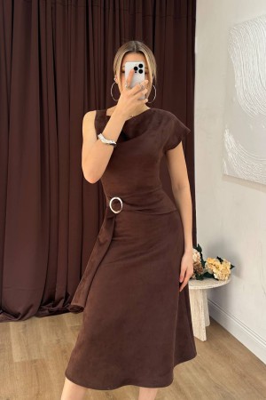 185482 COFFEE DRESS