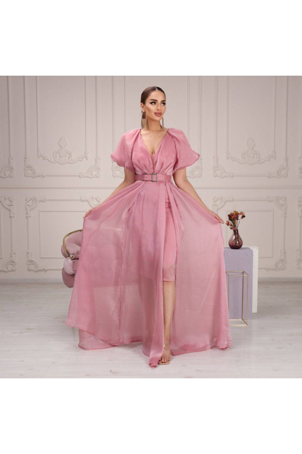 014 dried rose Evening dress