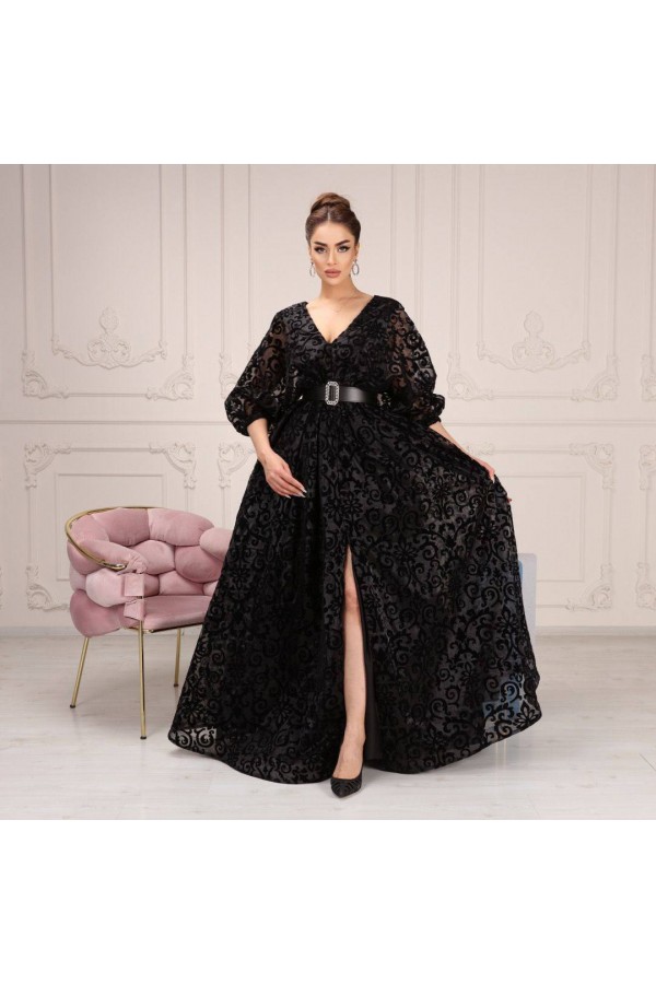 039 black Evening dress