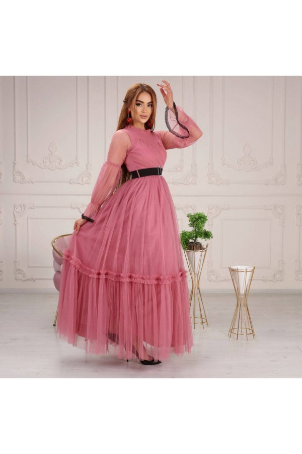 041 dried rose Evening dress