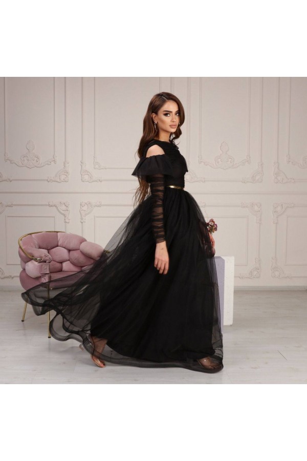 052 black Evening dress