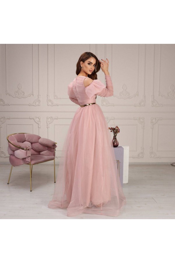 053 dried rose Evening dress
