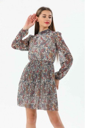 100062 patterned DRESS