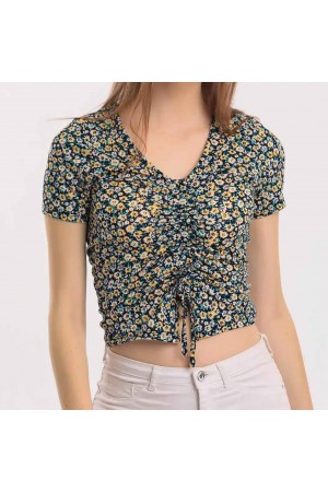 100251 patterned BLOUSE