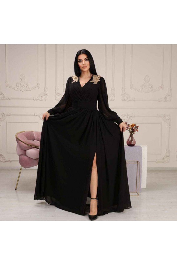 101231 black Evening dress