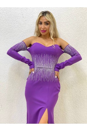 101316 lilac Evening dress
