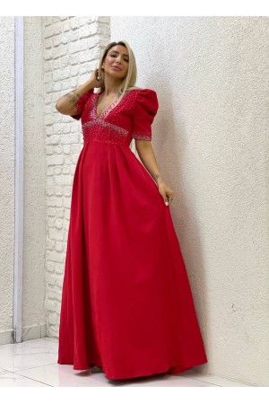 101361 красный Вечернее платье