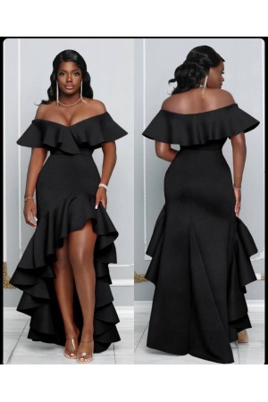 101366 черный Вечернее платье
