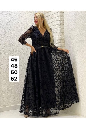 101397 черный Вечернее платье