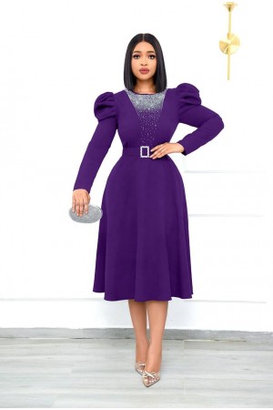 101398 фиолетовый Вечернее платье