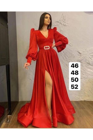 101659 червоний Вечірня сукня