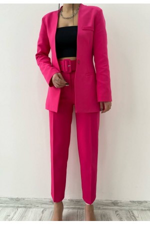 103072 pink Pants suit