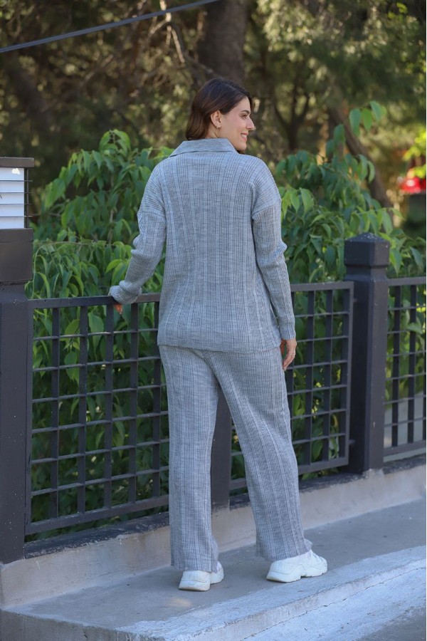 103536 Grey Pants suit