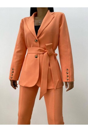 103888 orange Pants suit