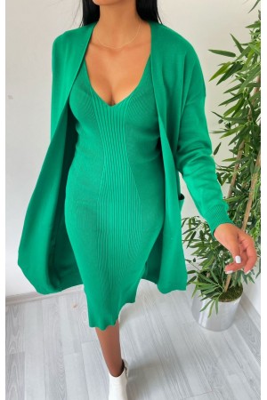 107244 GREEN Dress suit