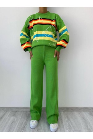 107396 GREEN Pants suit