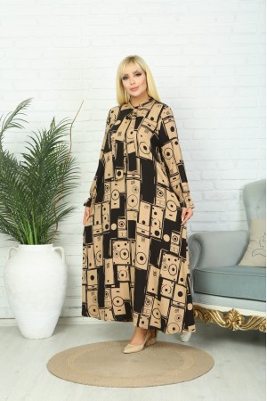 108915 patterned DRESS