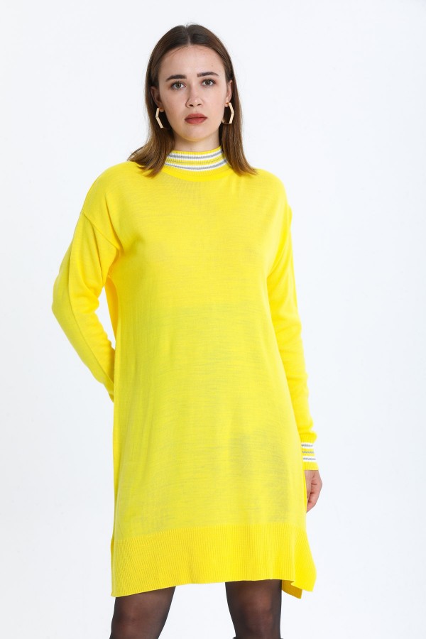 110673 الأصفر فستان