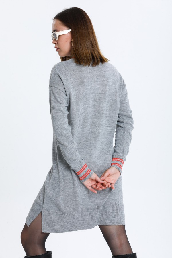 110676 Grey DRESS